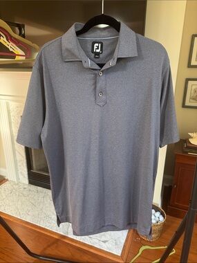 FootJoy Men's Charcoal Heather Polo